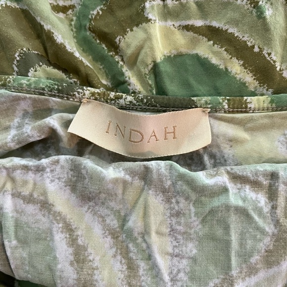 INDAH Ingrid Halter Maxi Imagine Green Swirl Wave - Picture 11 of 12